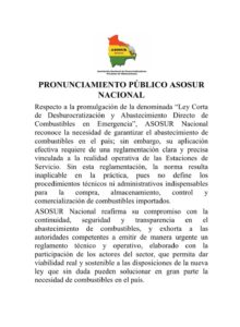 Pronunciamiento Público