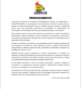 Pronunciamiento – Mayo 2026